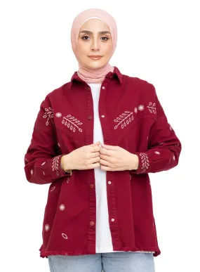 Brick Red Design 719311Jacket