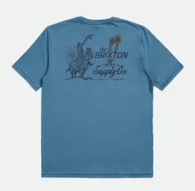 Brixton Austin S/S T-Shirt - Blue Heaven
