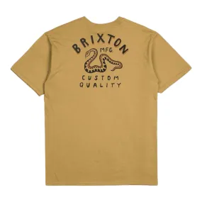 Brixton Clymer S/S T-Shirt - Bright Gold