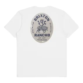 Brixton Rancho S/S T-Shirt - White