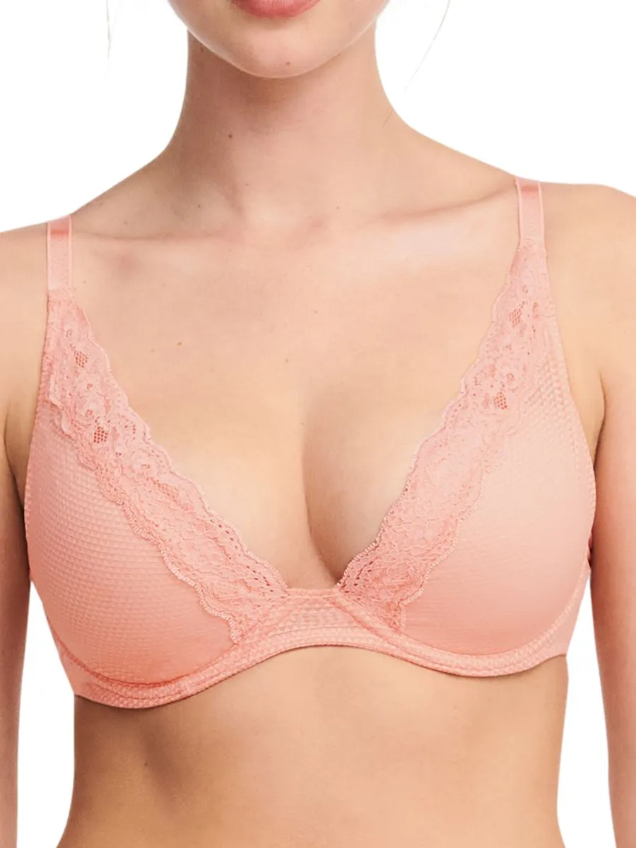 Brooklyn Plunge Bra - Candlelight Peach