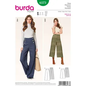 Burda Style Pattern 6573 Trousers
