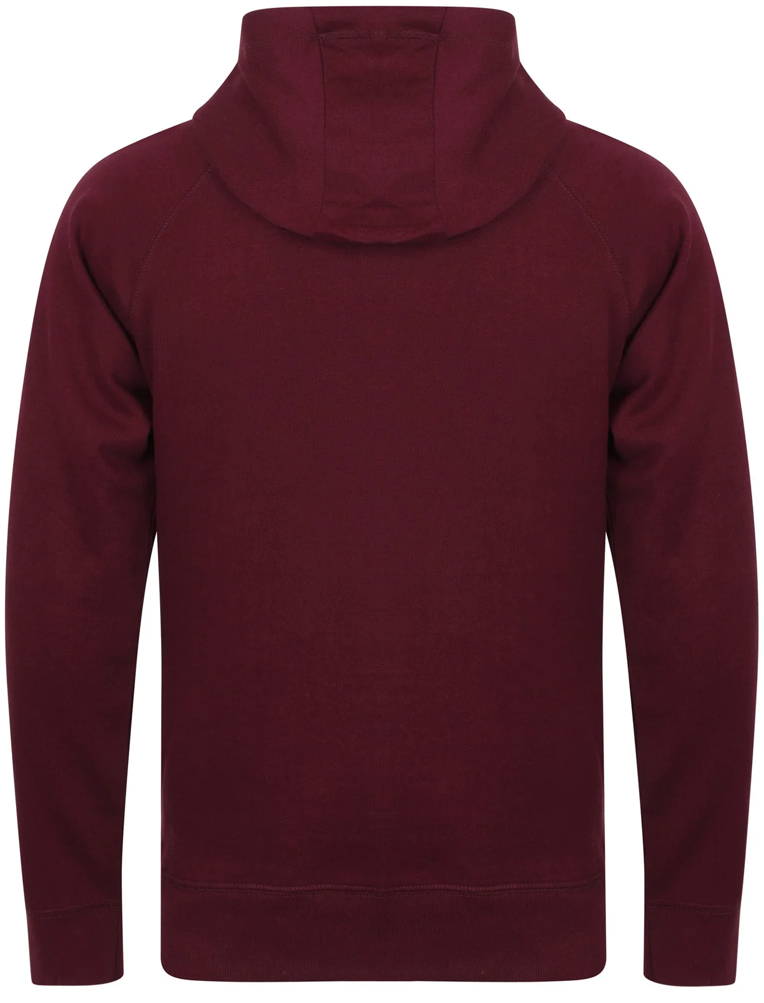 Bushwick Brush Back Fleece Pullover Hoodie In Wine Tasting - Tokyo Laundry