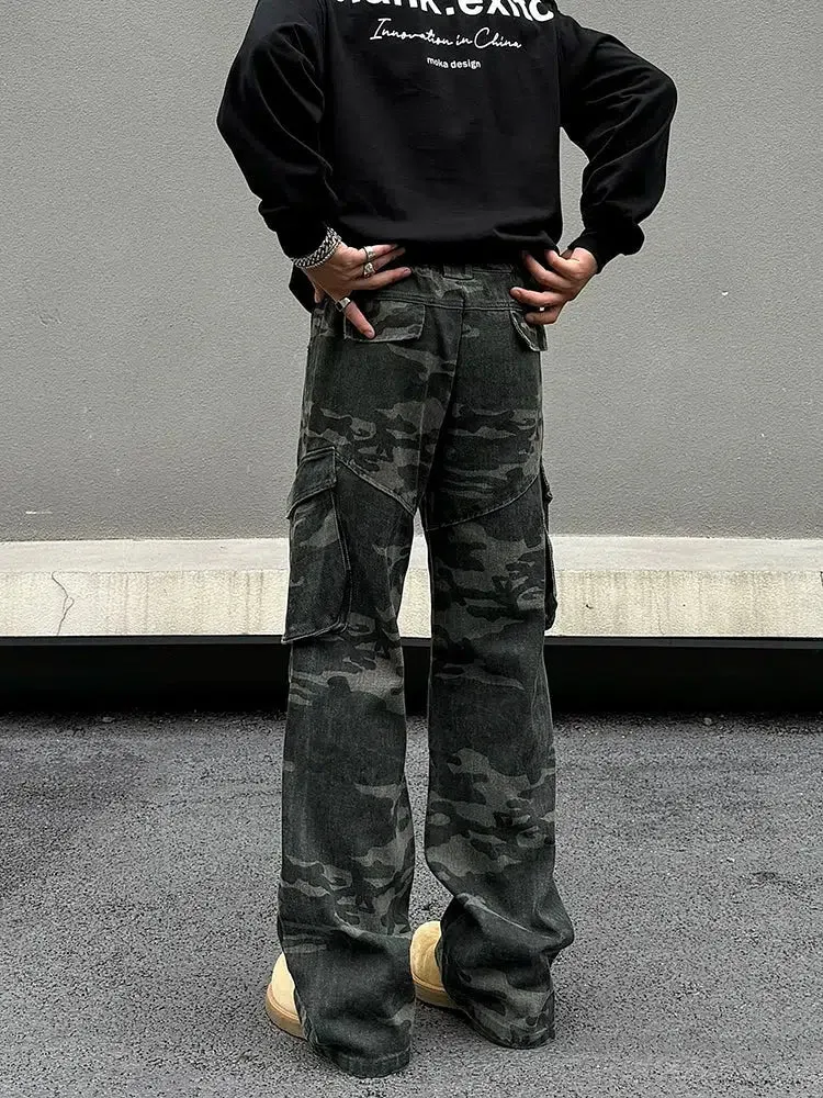 Camouflage Cargo Pocket Pants