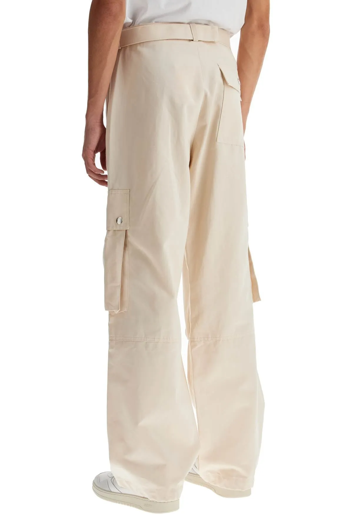 cargo gabardine trousers in eight