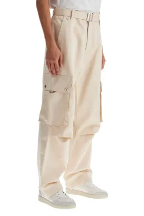 cargo gabardine trousers in eight