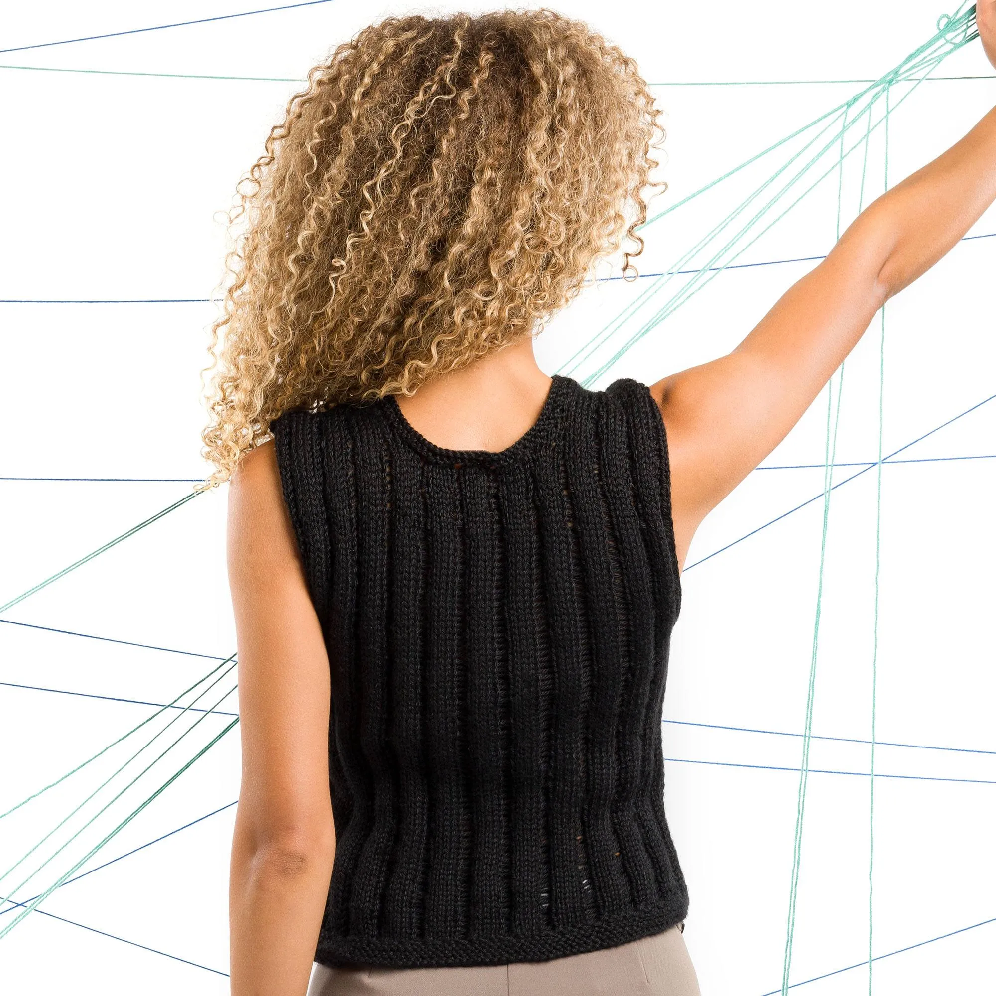 Caron Let it Slide Knit Top