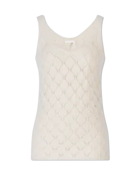 Cashmere Knit Tank Top