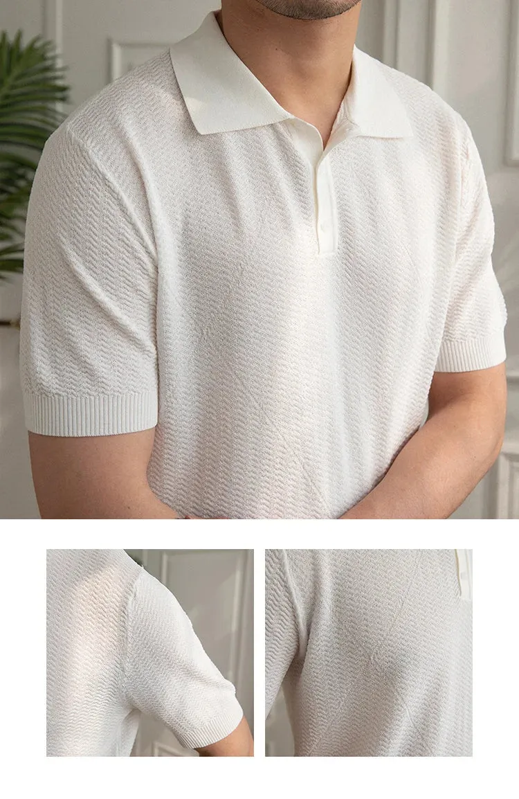 Casual men's polo t-shirt