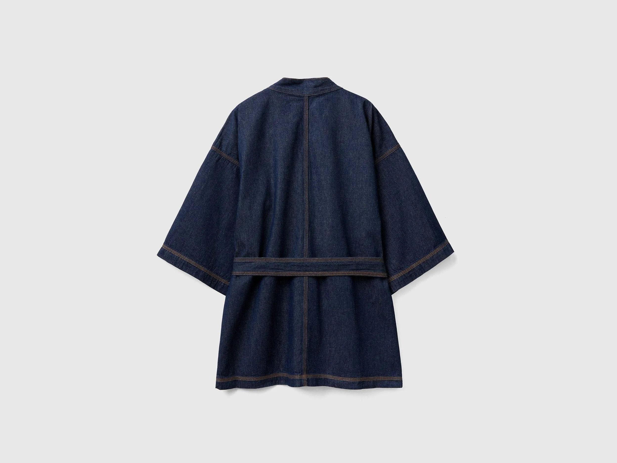 Chambray kimono jacket