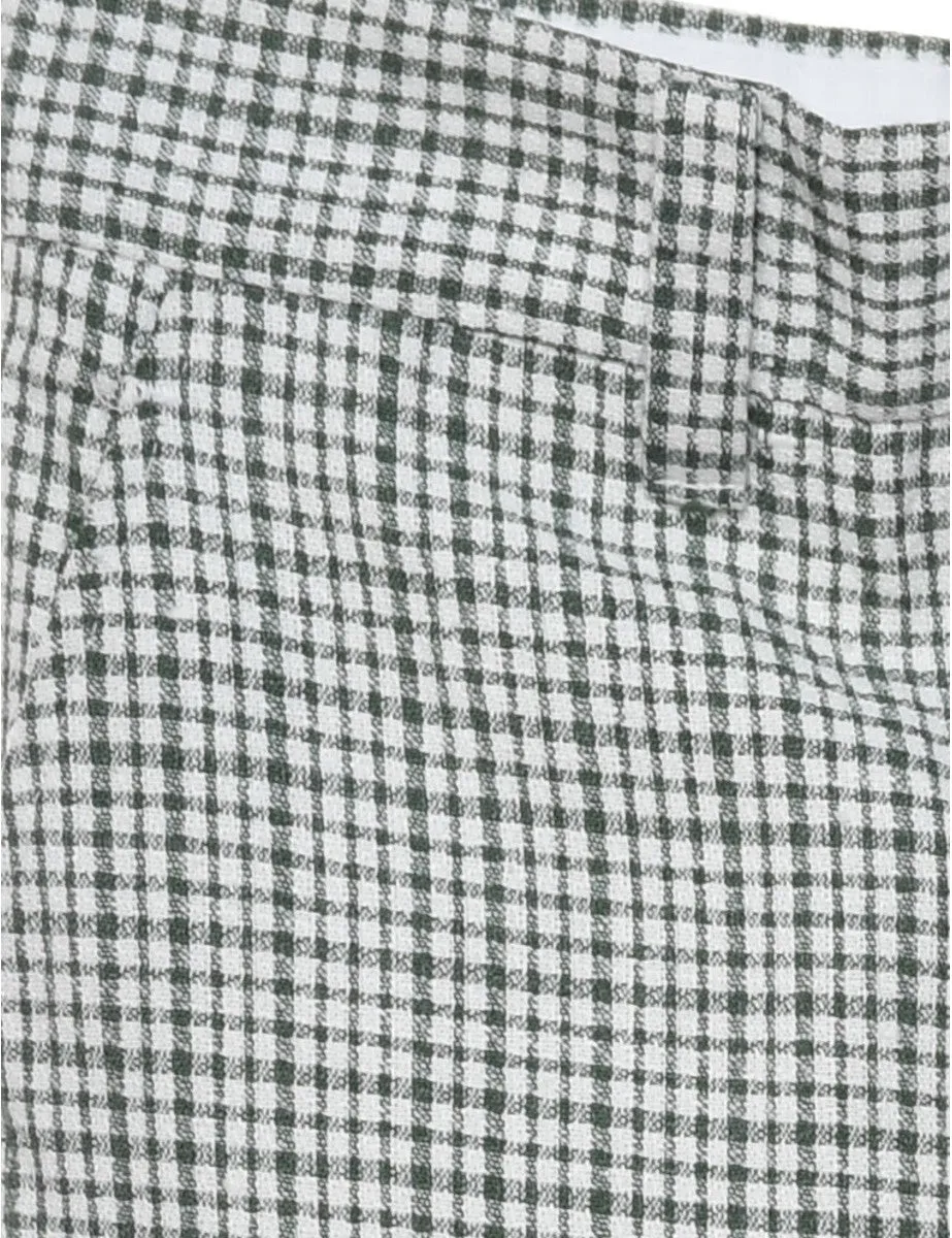Checked Pattern Trousers - W32 L26