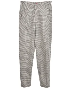 Checked Trousers - W28 L30