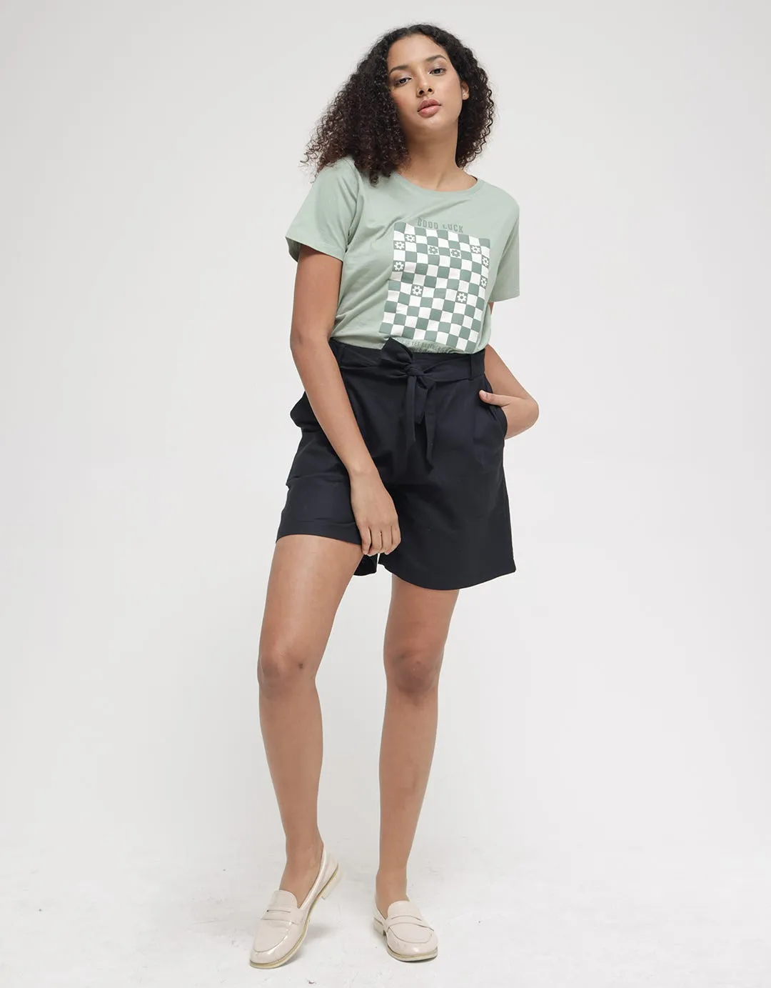 Connexion Short Pants Tie Linen