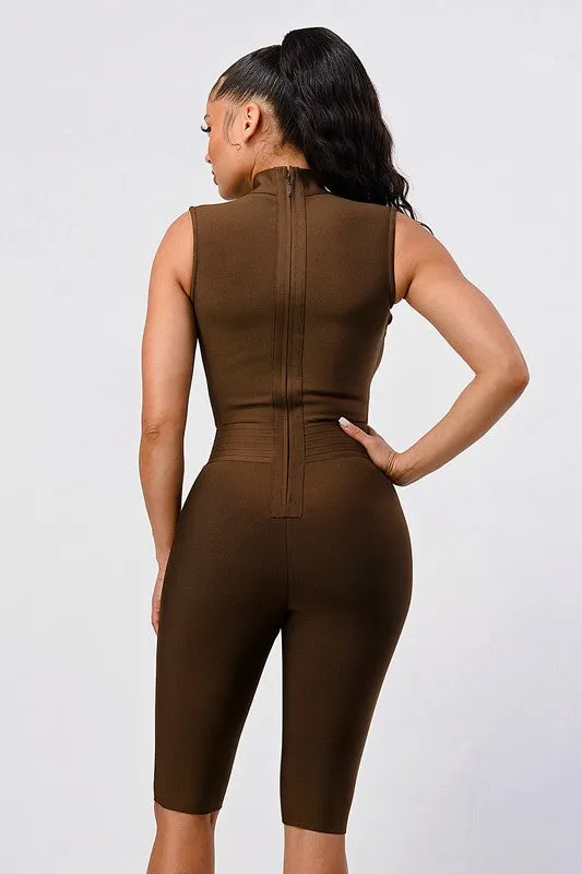 Criss-Cross Sexy Bandage Romper