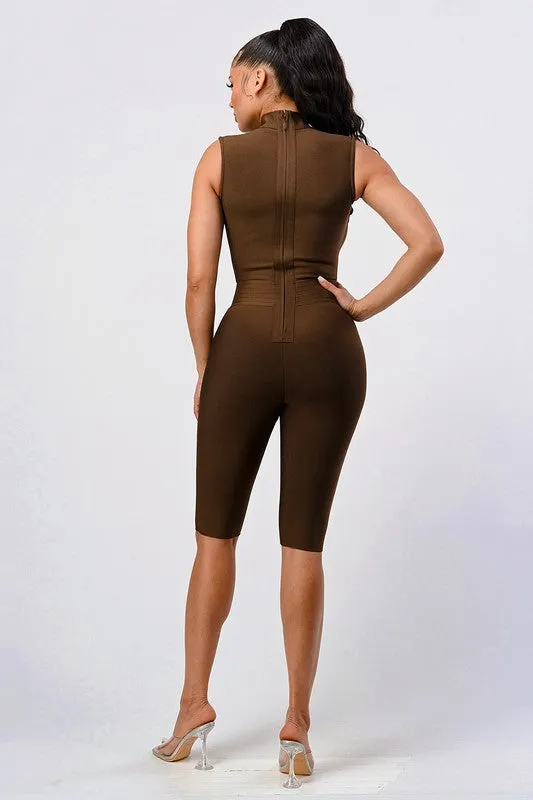 Criss-Cross Sexy Bandage Romper