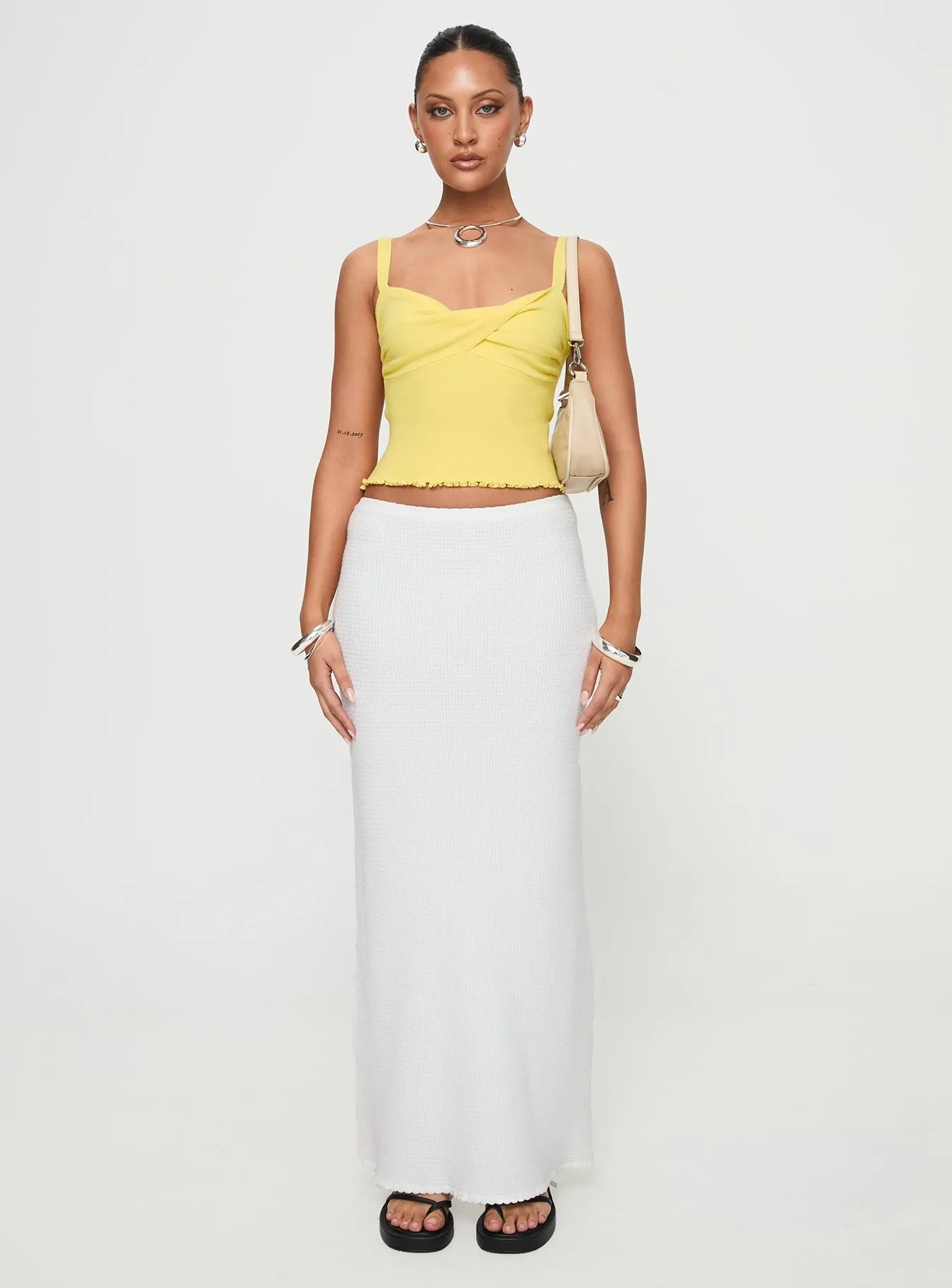 Dalma Twist Top Yellow
