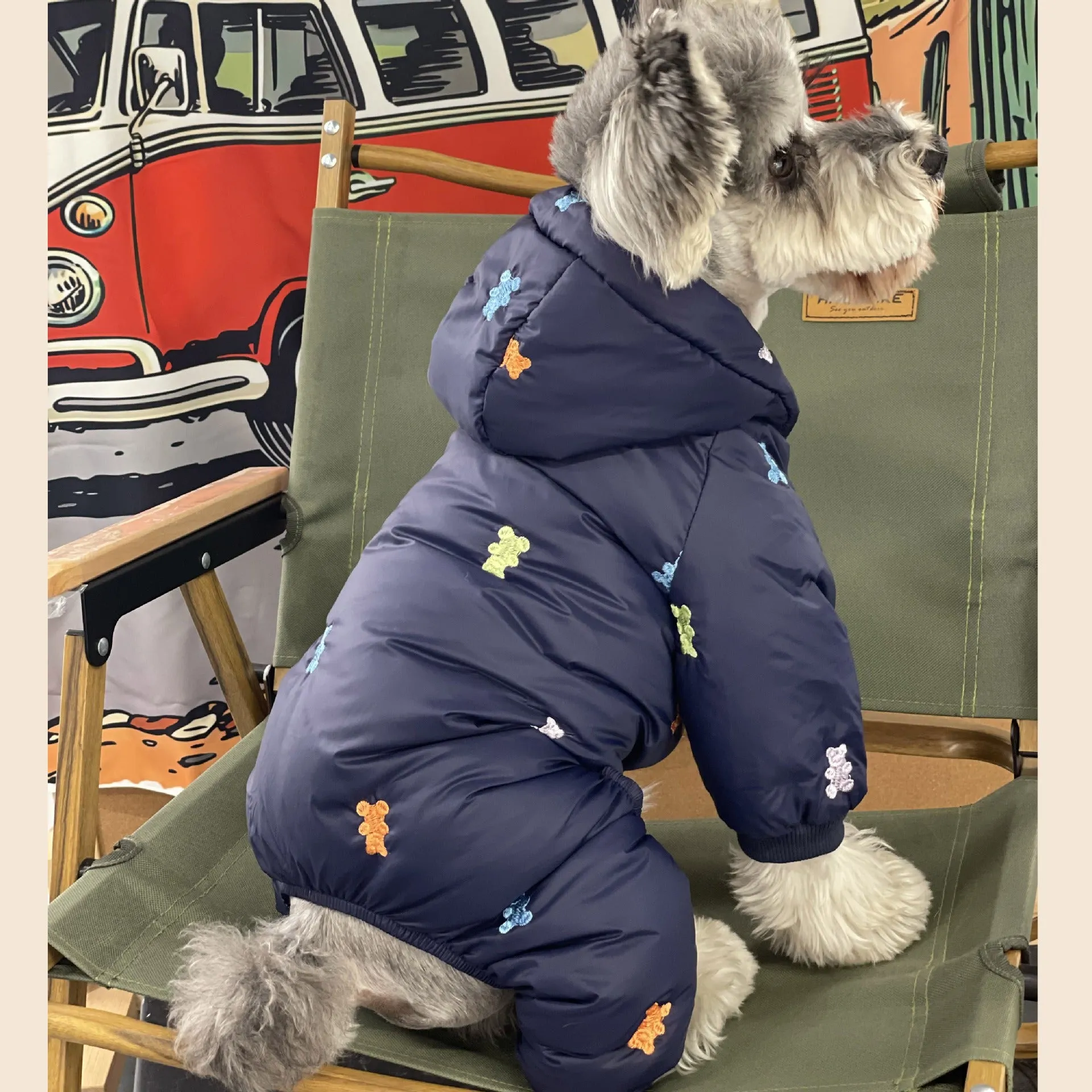Dog Clothes Thickened Down Jacket for Winter