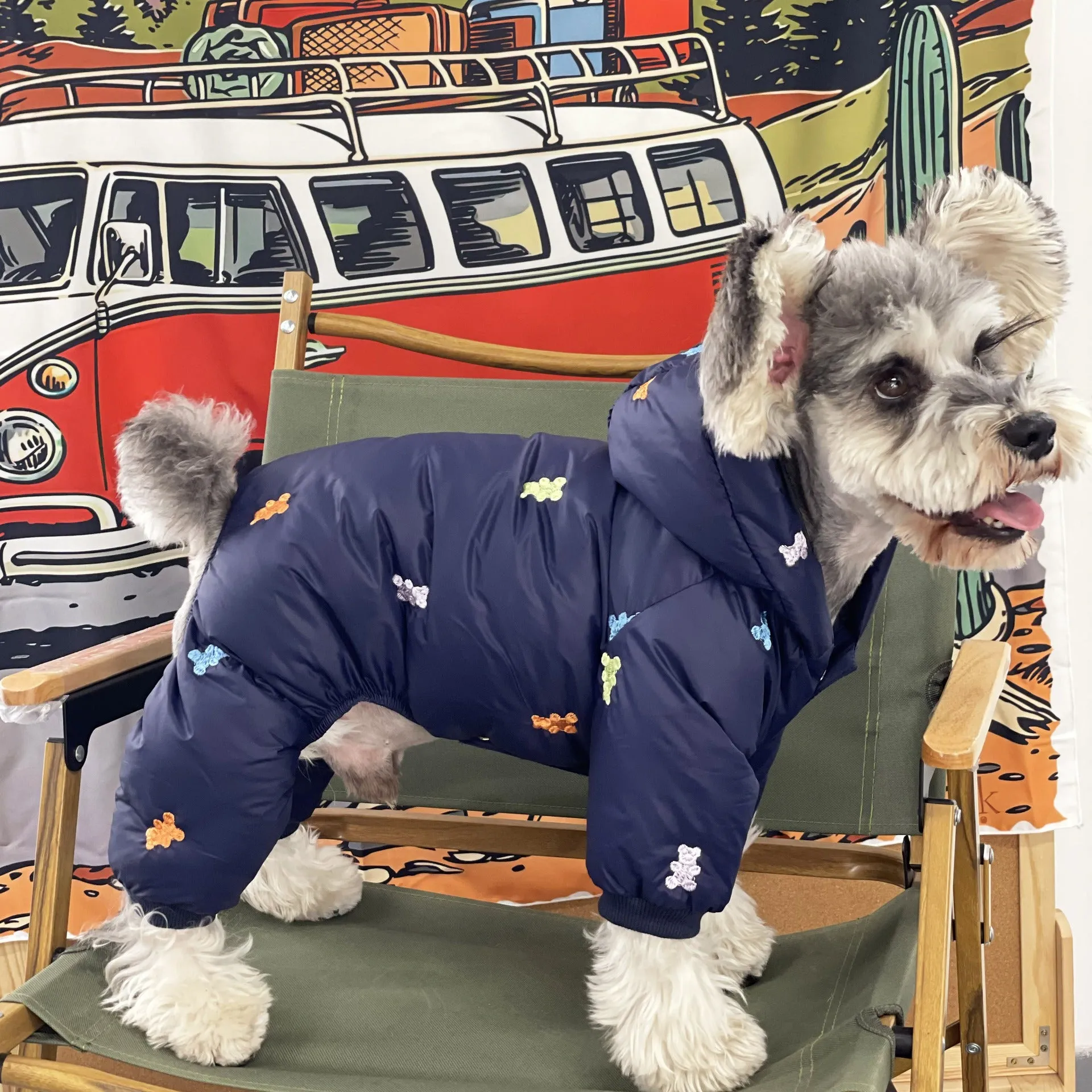 Dog Clothes Thickened Down Jacket for Winter
