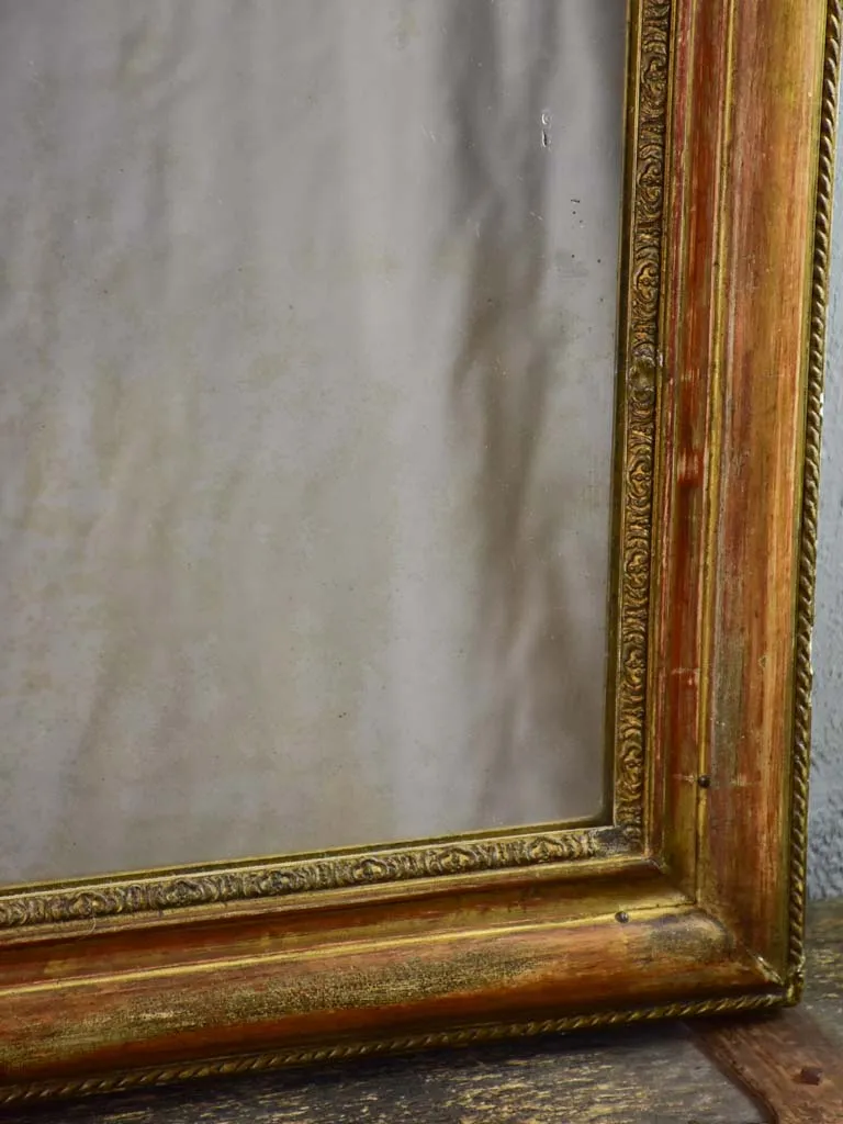 Early 19th Century French gilt mirror 38½" x  43¼"