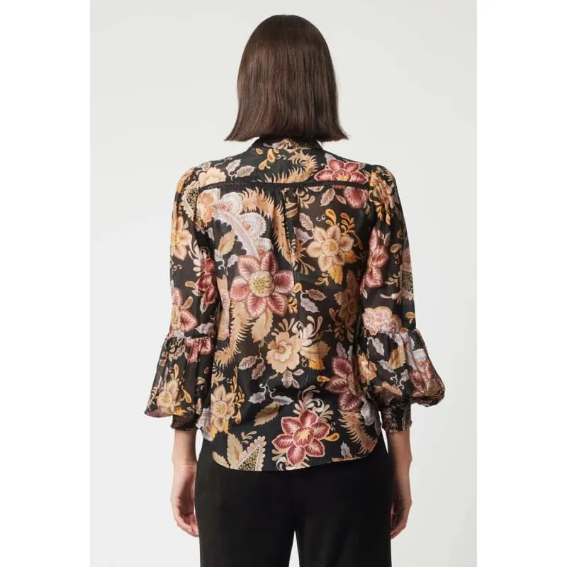 Empress Cotton Silk Shirt | Dragon Flower