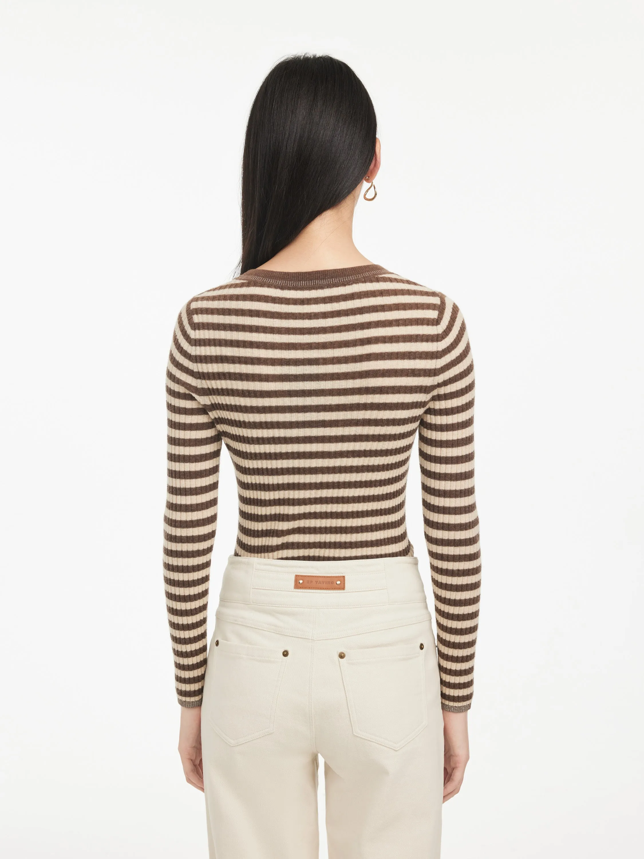 EP YAYING Ribbed Knit Top