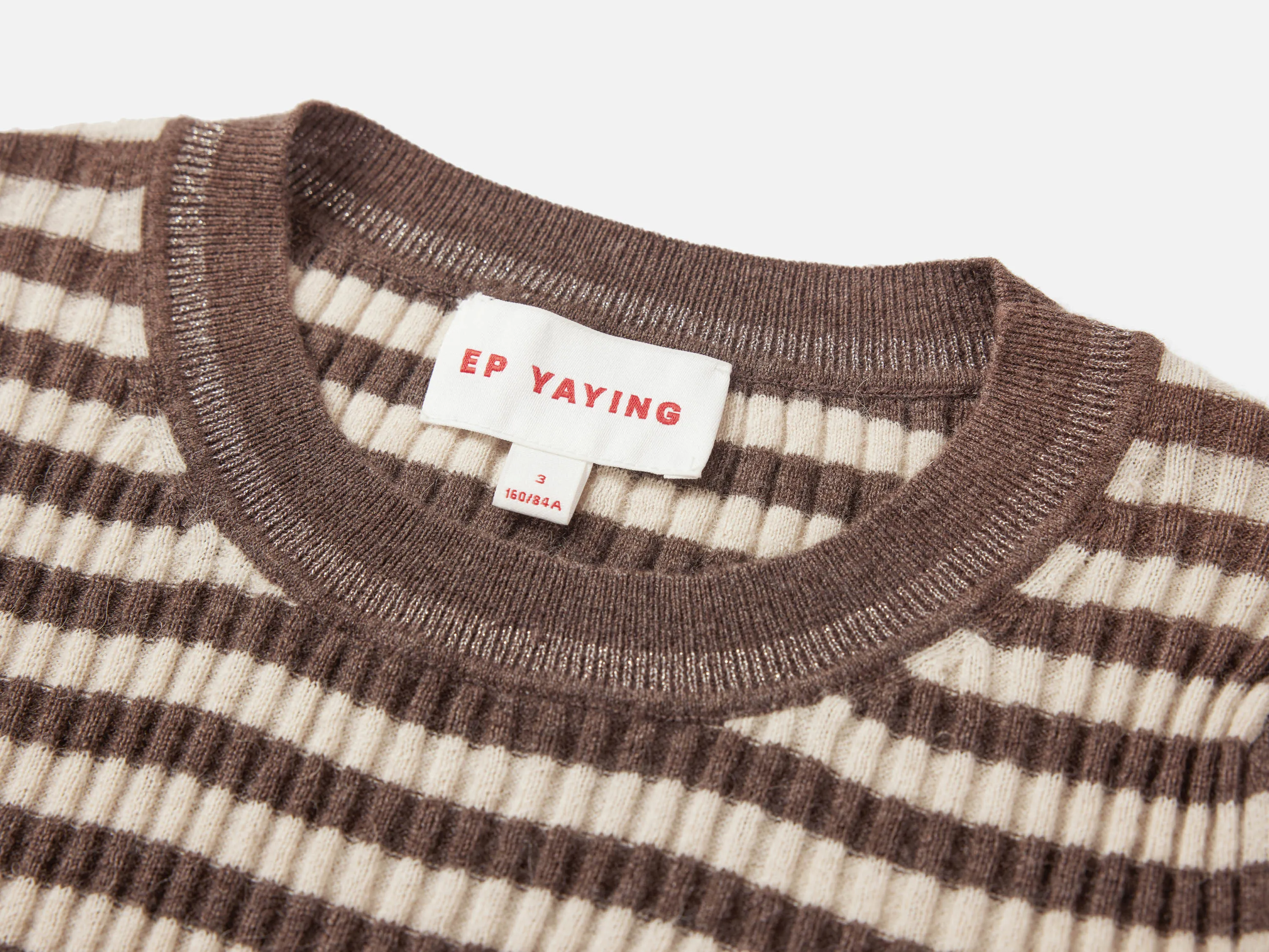 EP YAYING Ribbed Knit Top