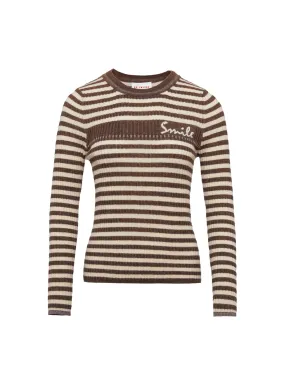 EP YAYING Ribbed Knit Top