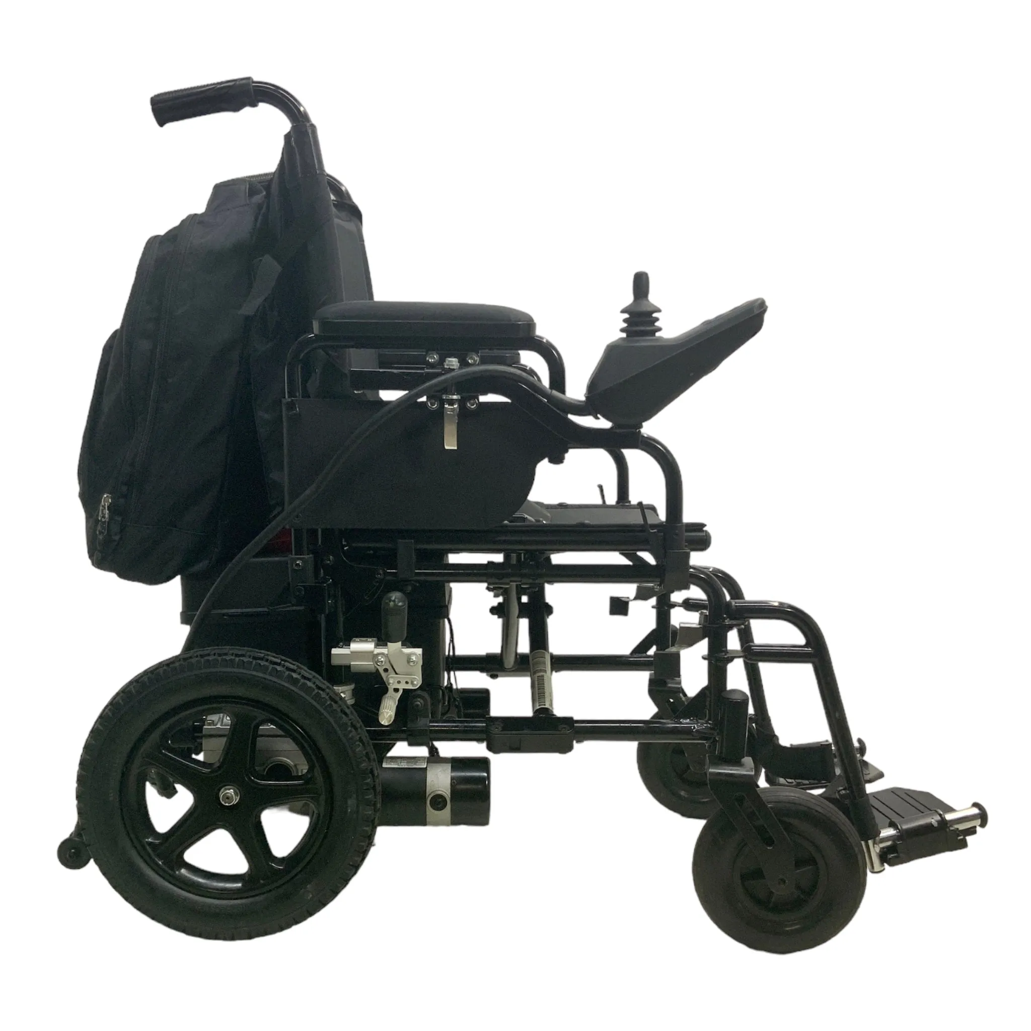 Everest & Jennings Metro Power III Power Chair | Foldable Frame | Swing-Away Leg Rests | Backpack Included