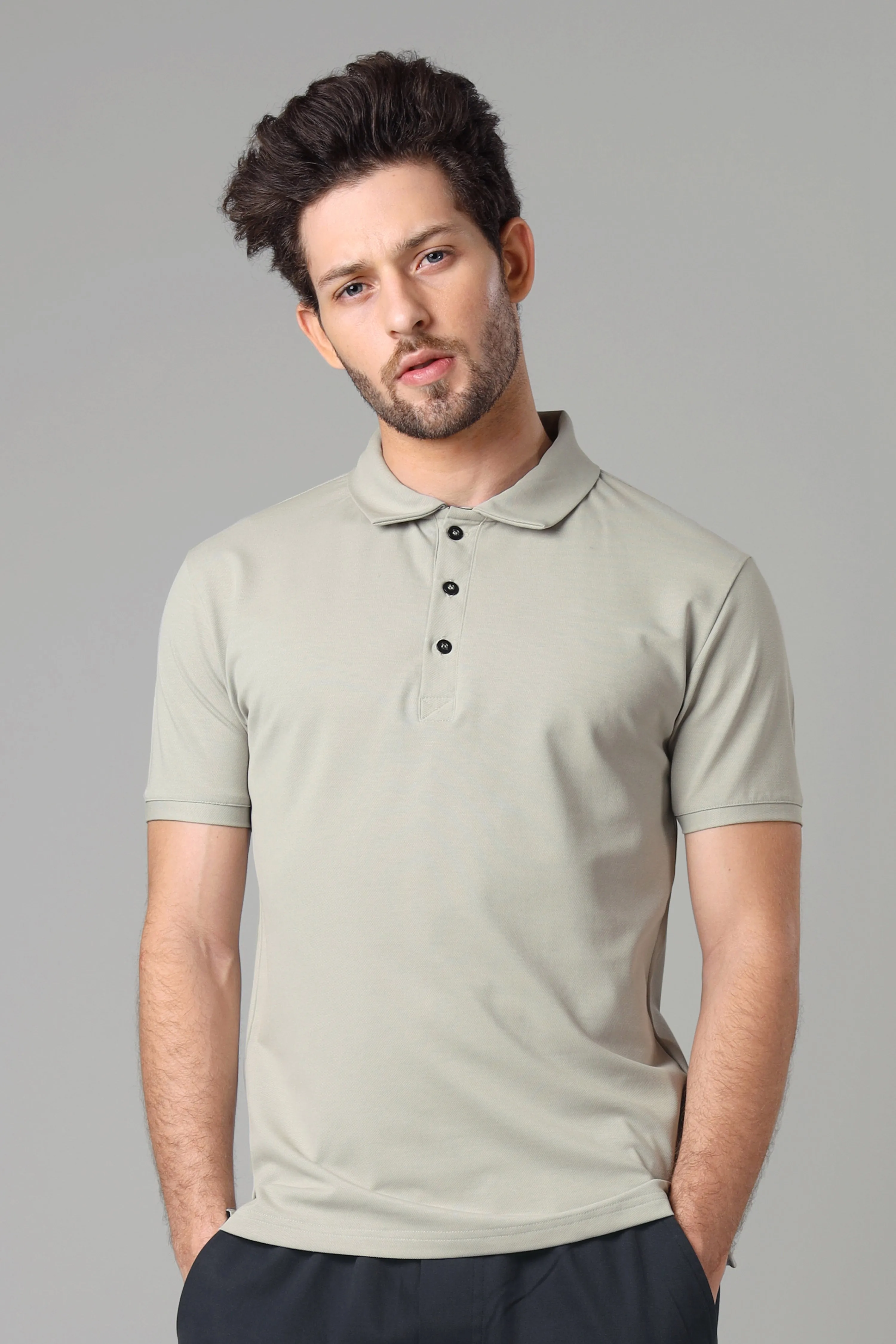 Exclusive Laurel Grey Polo T-Shirt For Men