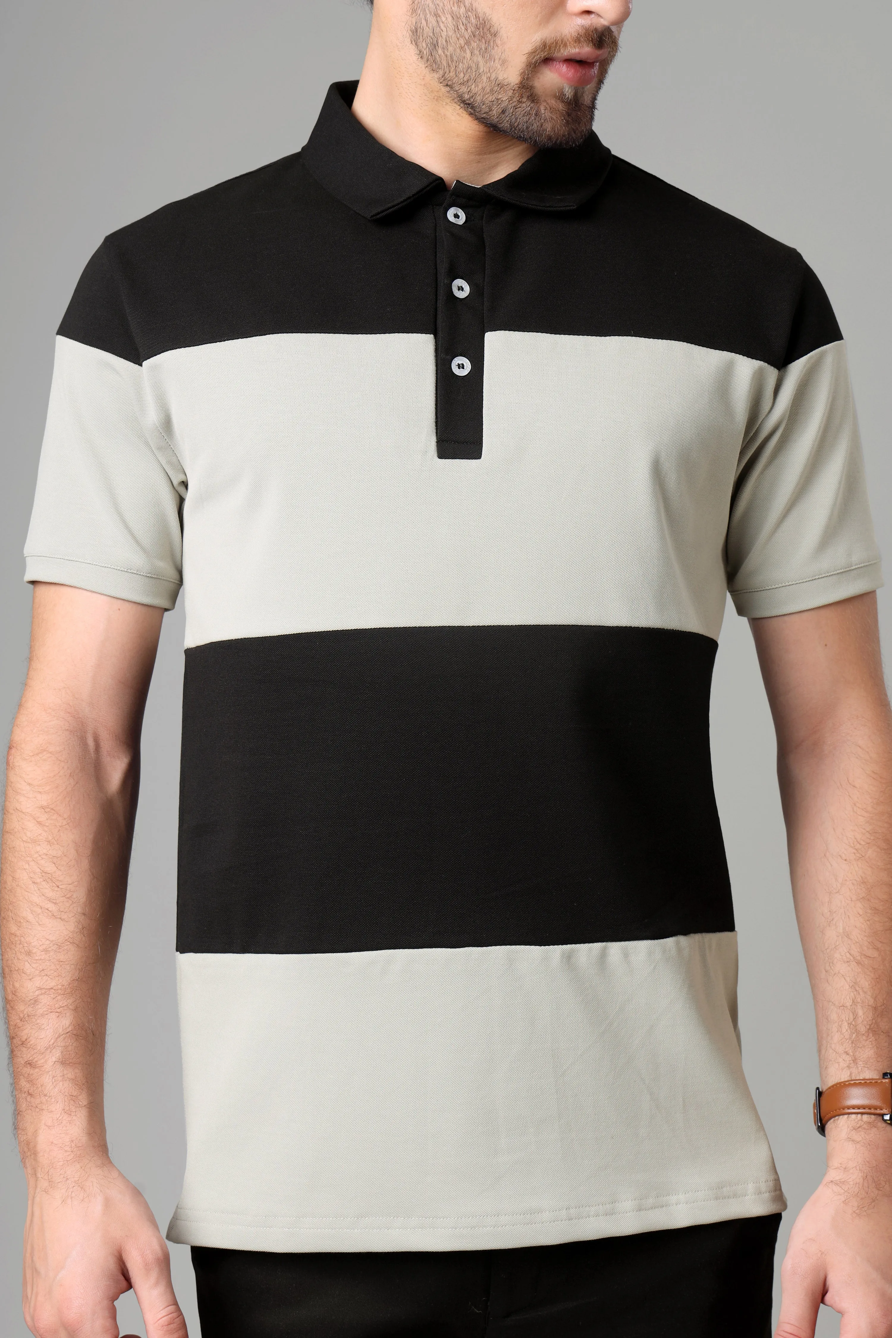 Exclusive Laurel Grey Smart Polo T-Shirt For Men