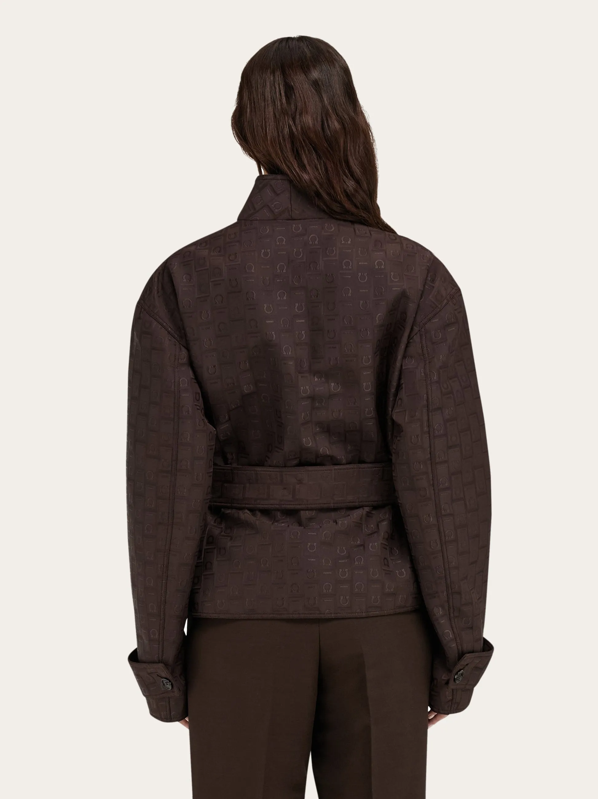 Ferragamo Monogram Print Jacket