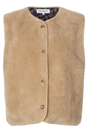 Forudbestilling - Lollys Laundry - Jacell Vest Sl - 04 Sand