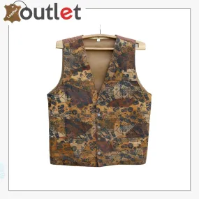 Genuine Brown Men's Leather Vest