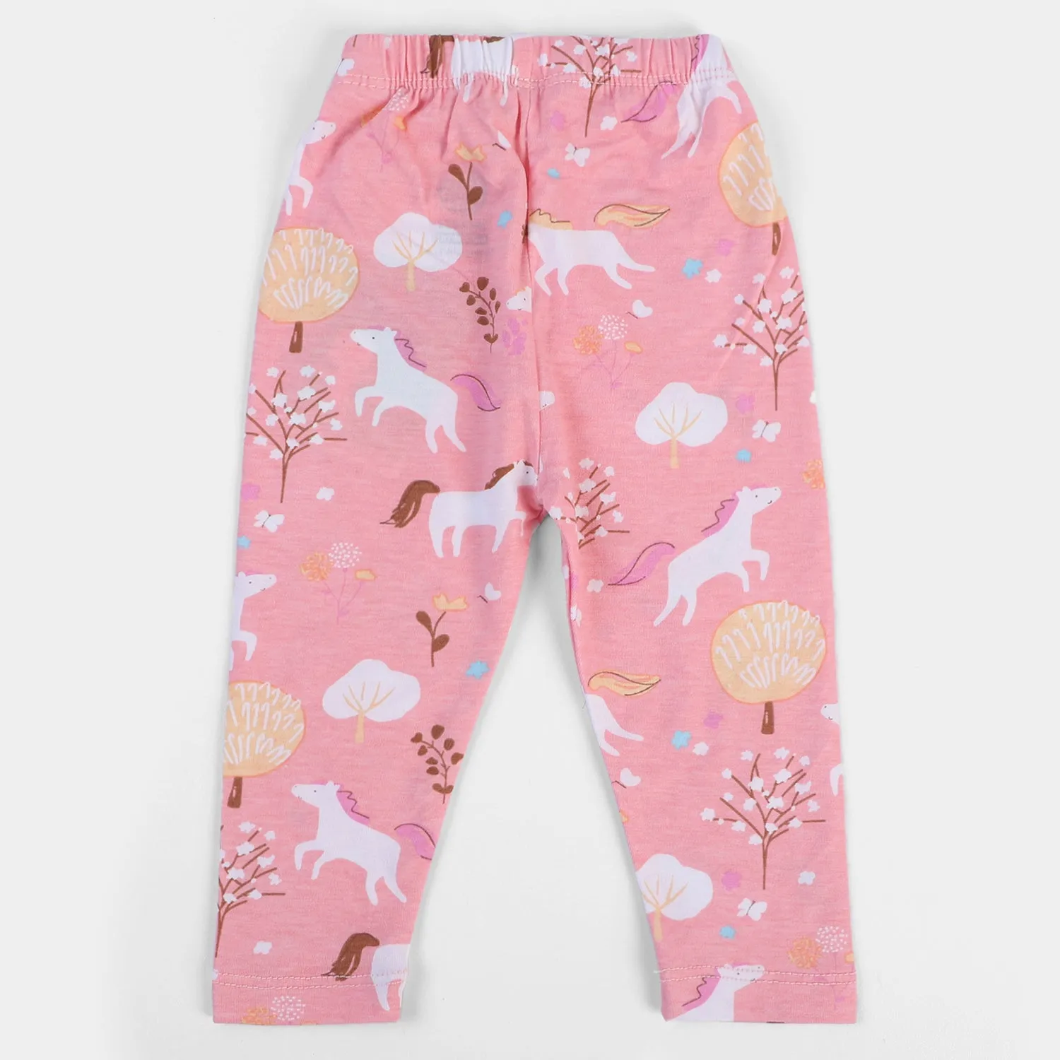 GIRLS Lycra Jersey TIGHTS PRINTED Horse