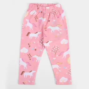 GIRLS Lycra Jersey TIGHTS PRINTED Horse