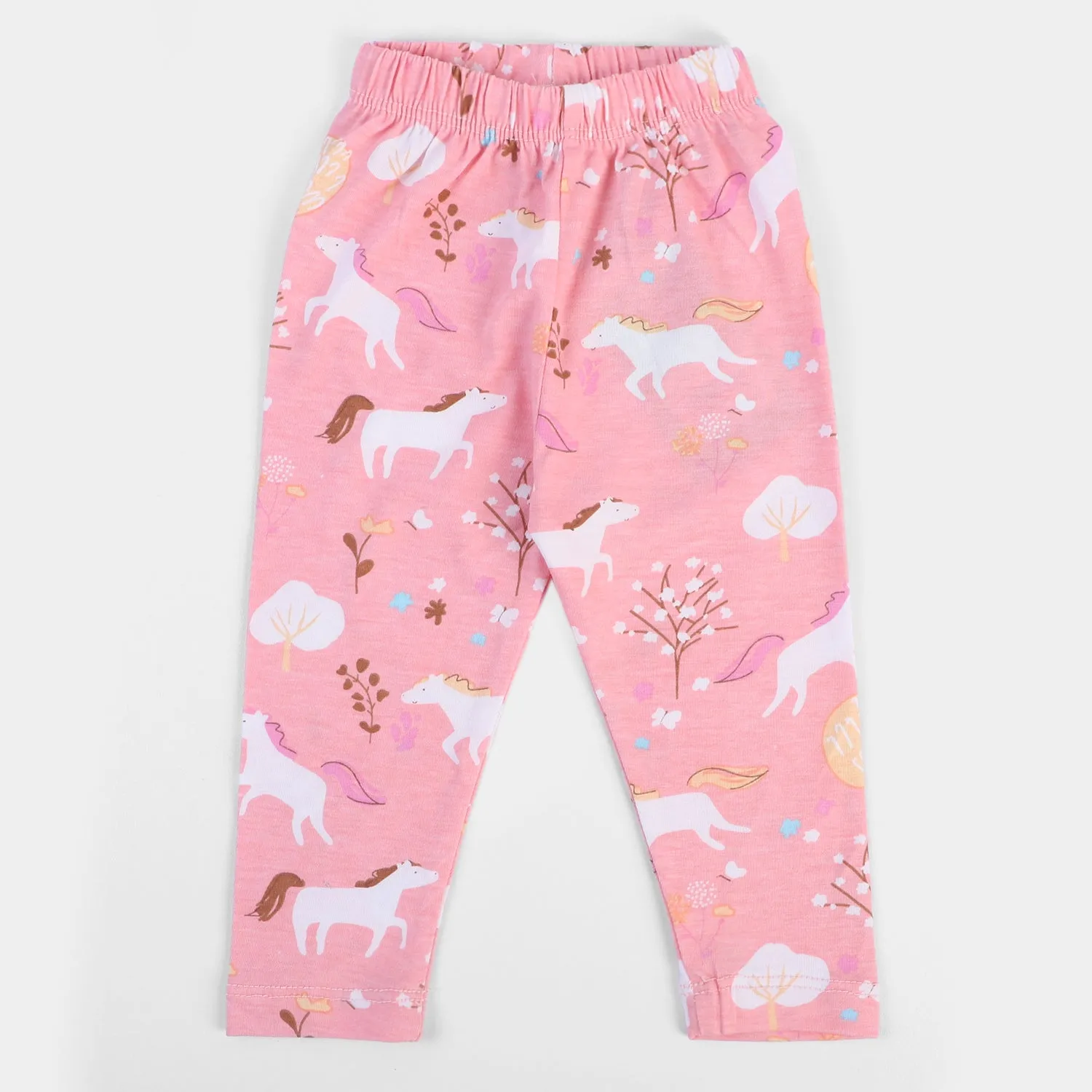 GIRLS Lycra Jersey TIGHTS PRINTED Horse