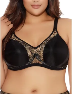 Goddess Yvette Moulded T-Shirt Bra in Black
