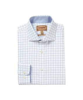 Greenwich Tailored Shirt - Light Blue Check