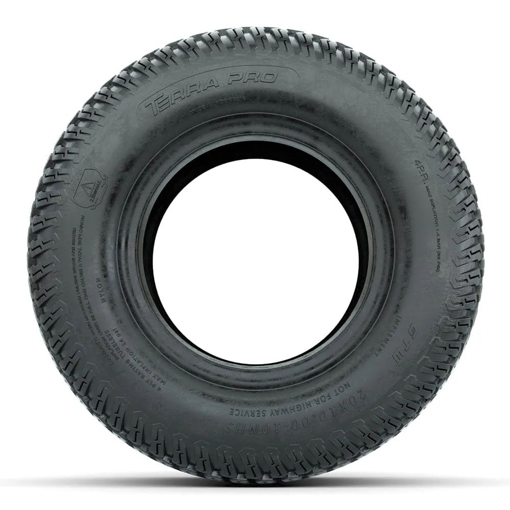 GTW® Terra Pro 20x10-10 Golf Cart Lawn and Turf Tire