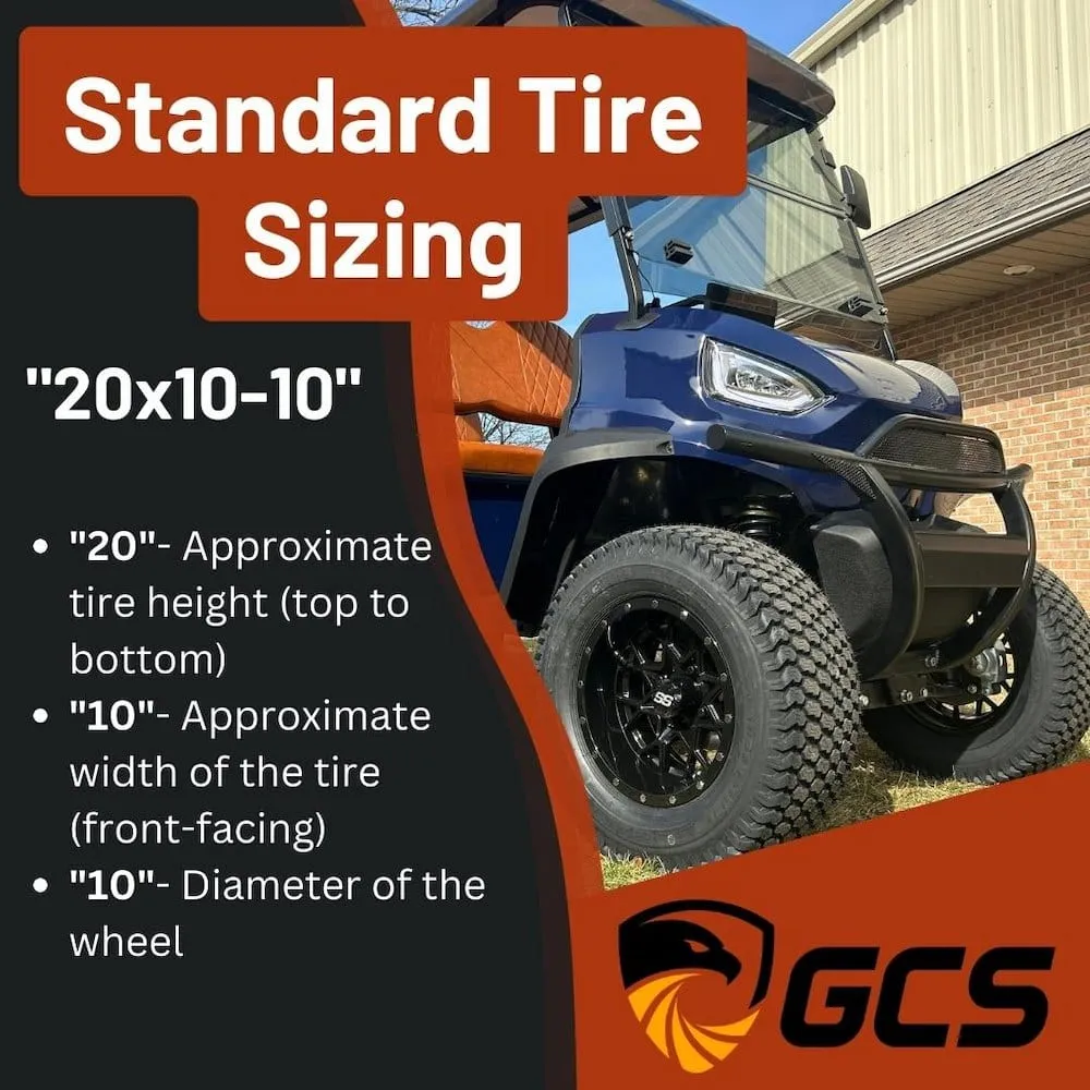 GTW® Terra Pro 20x10-10 Golf Cart Lawn and Turf Tire
