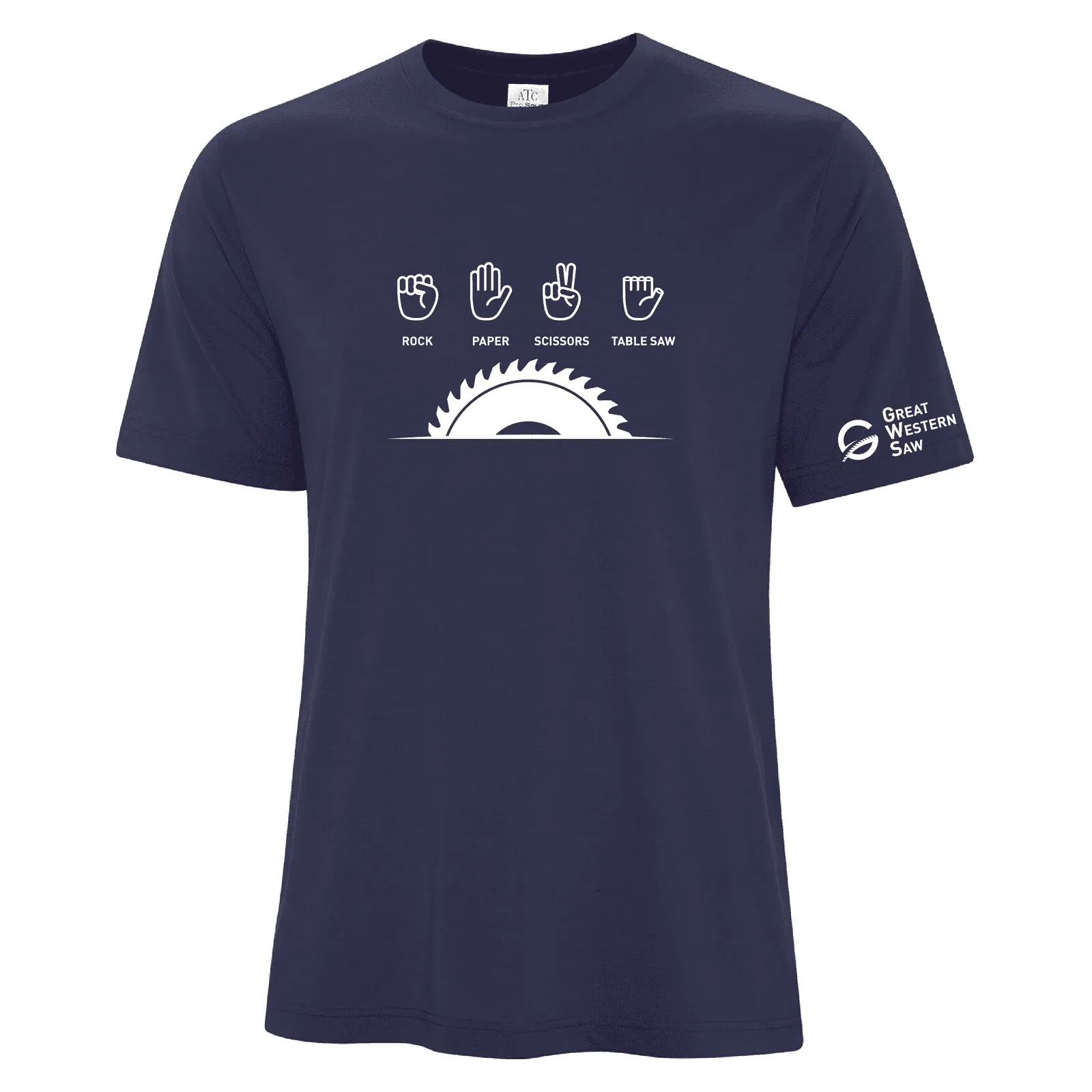 GWS Rock Paper Scissors Table Saw T-Shirt