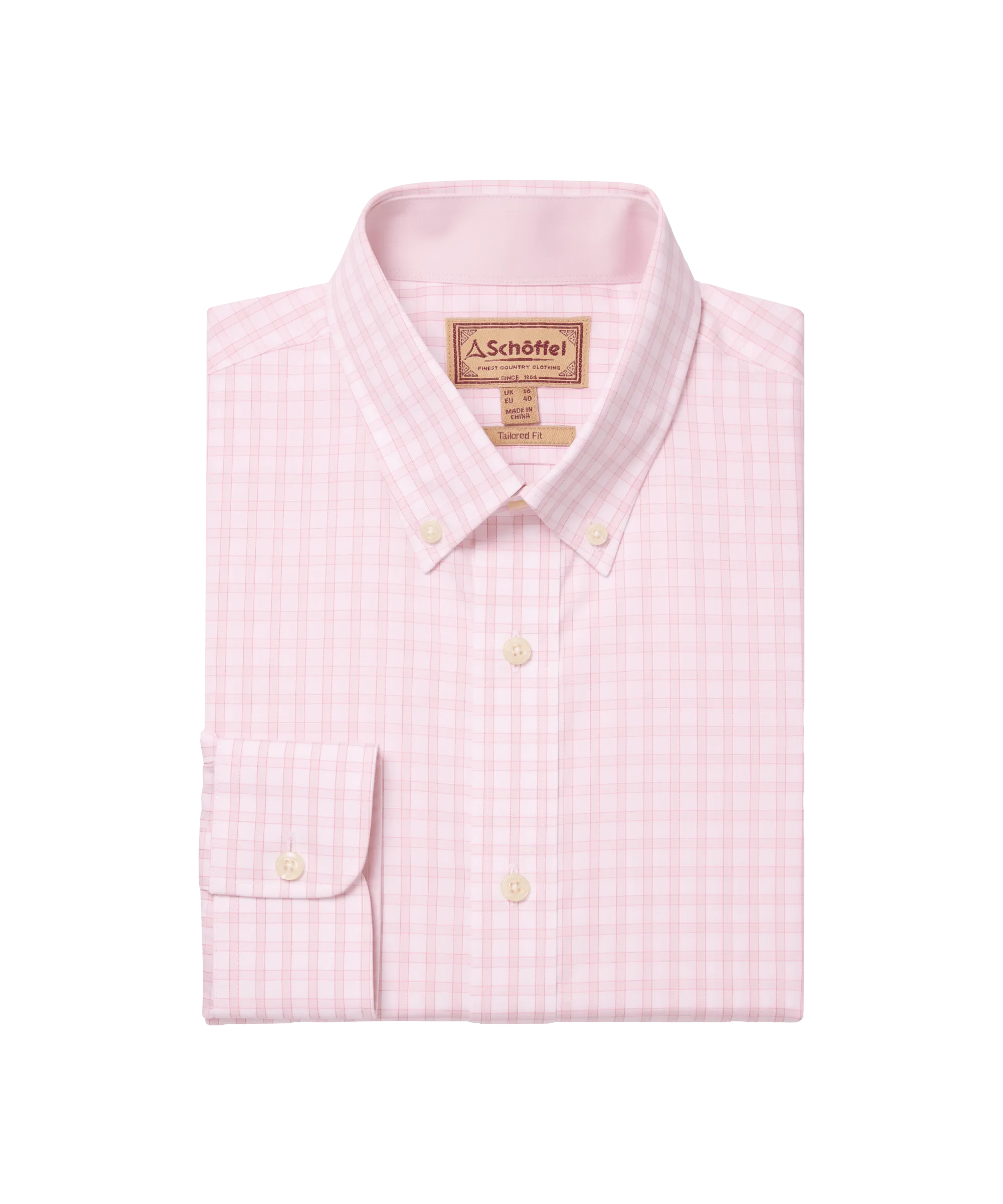 Harlyn Tailored Shirt - Pink Check