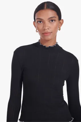 HELVIN TOP | BLACK