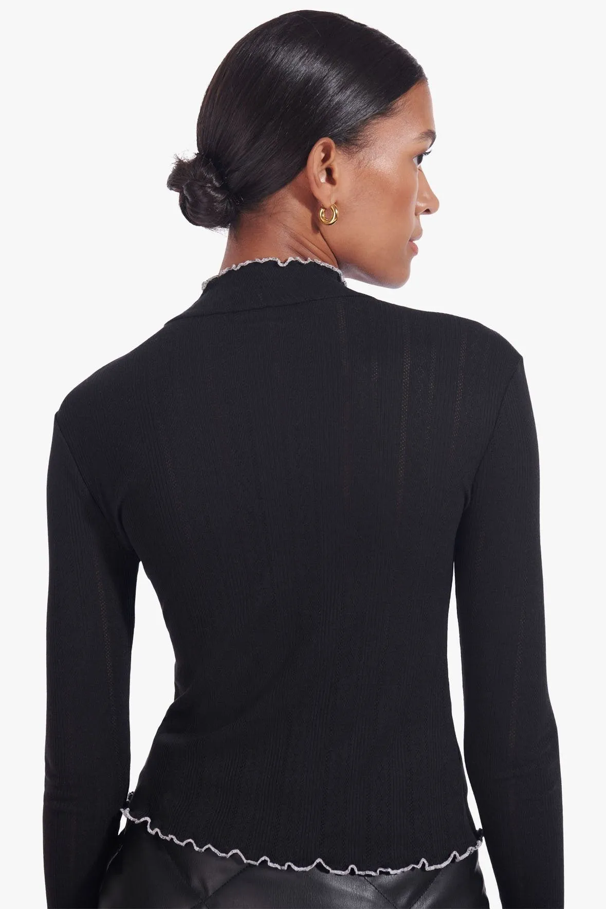HELVIN TOP | BLACK