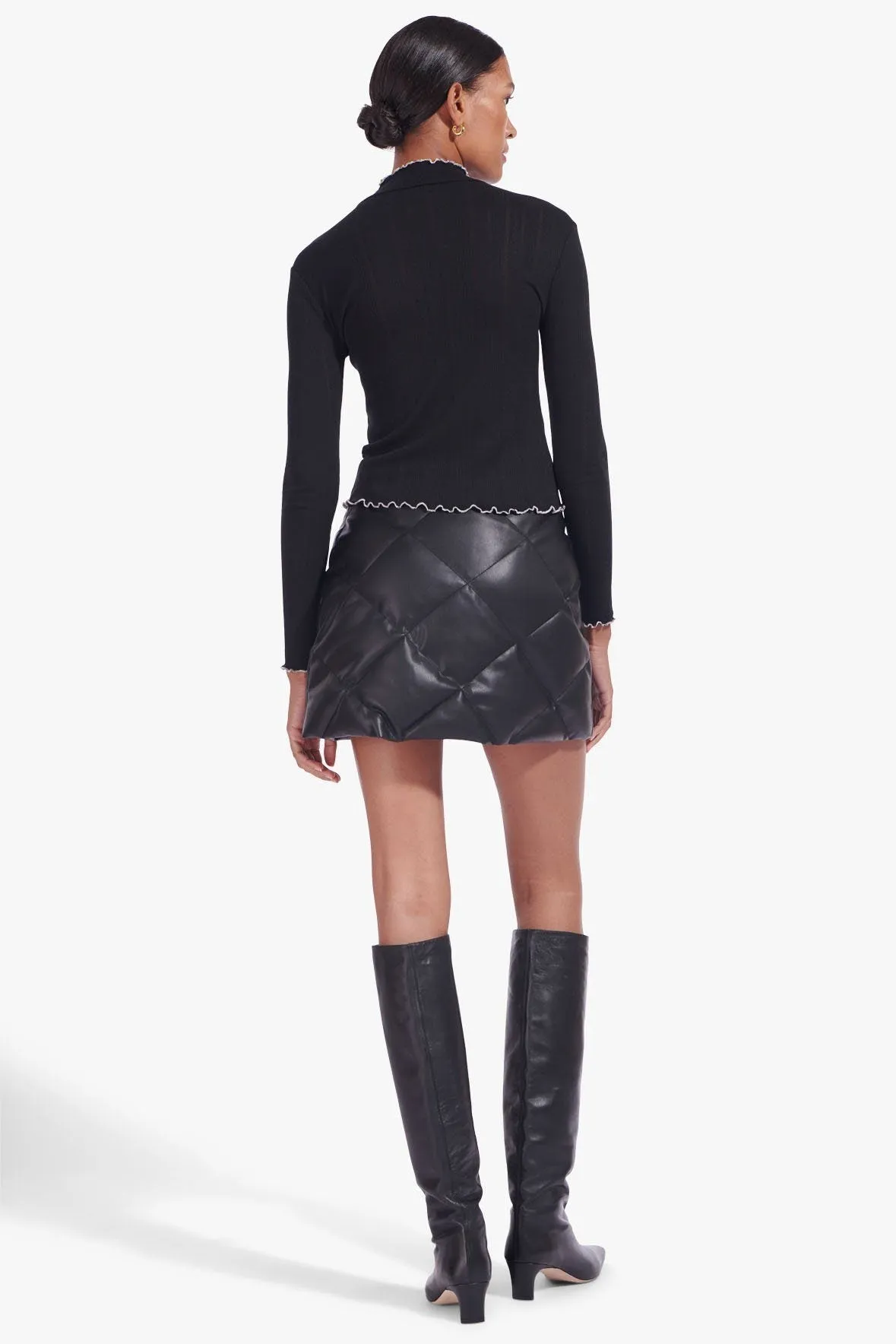 HELVIN TOP | BLACK