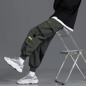 High Street Men's Cargo Pants Multi Pocket Hip Hop Fashion Jogger Pants Casual Large Size Male New Brand Trousers