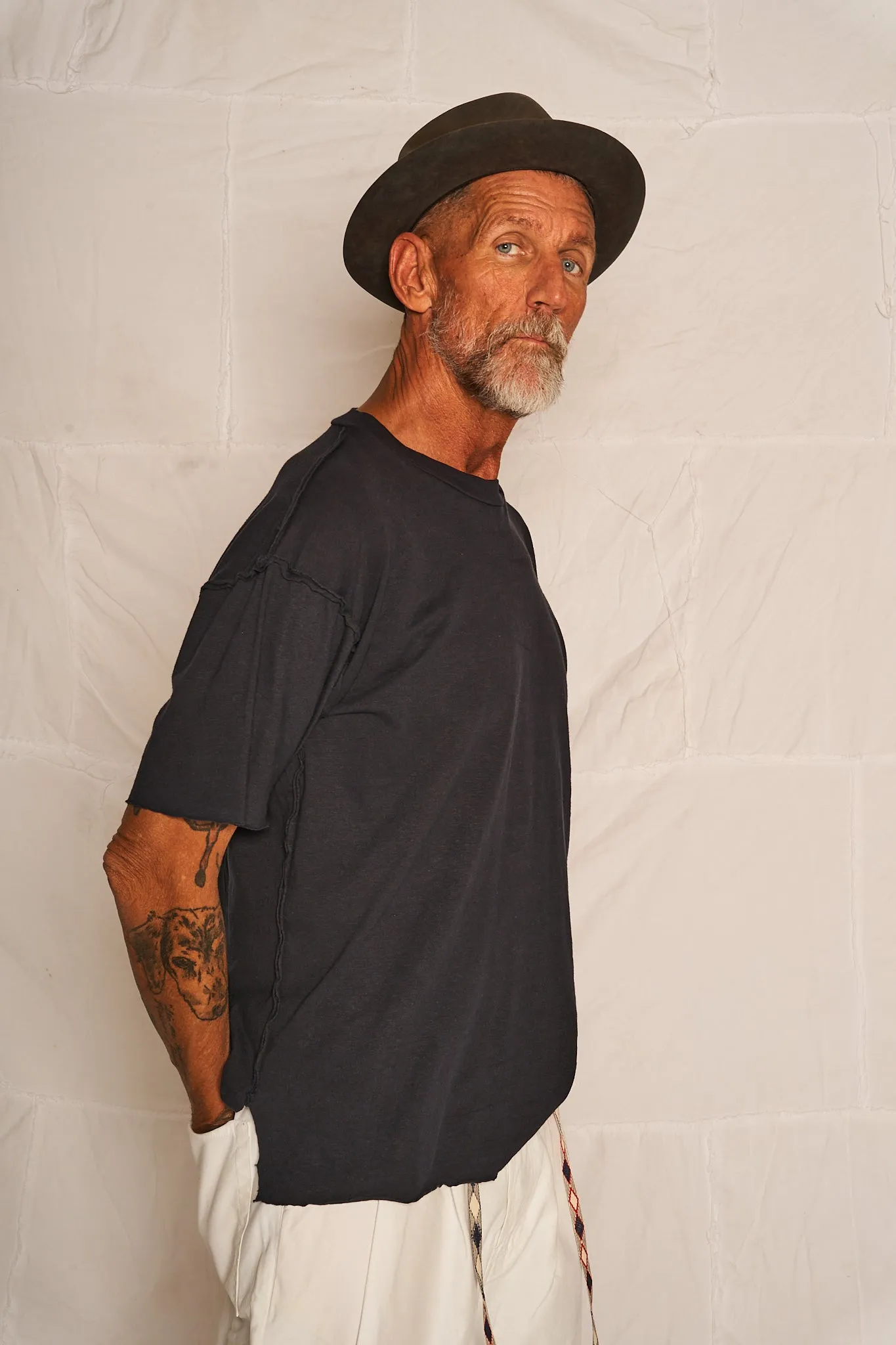Hollywood T Organic Cotton Hemp Sulfur Black