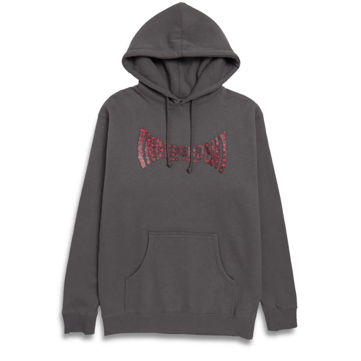 Independent Skull Span Hoodie - Charcoal