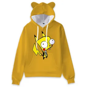 Invader ZIM Cosplay Hoodie 3D Printed Hooded Sweatshirt Kids Children Casual Streetwear Pullover