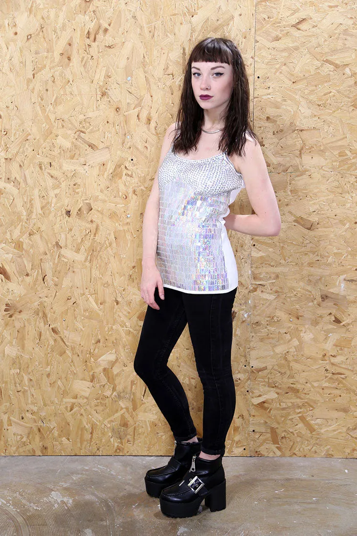 Iridescent Sequin Top